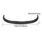 BMW řada 5 G30/G31 2017–2023 Přední lip spoiler nárazníku Lip V2 (pro M-Sport 2021-2024, karbon) fotografie 6