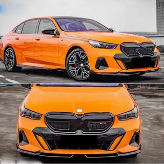 Přední lip spoiler na nárazník (pro M-Sport, karbon) BMW řada 5/i5 G60/G60E/G61 2023– fotografie 2