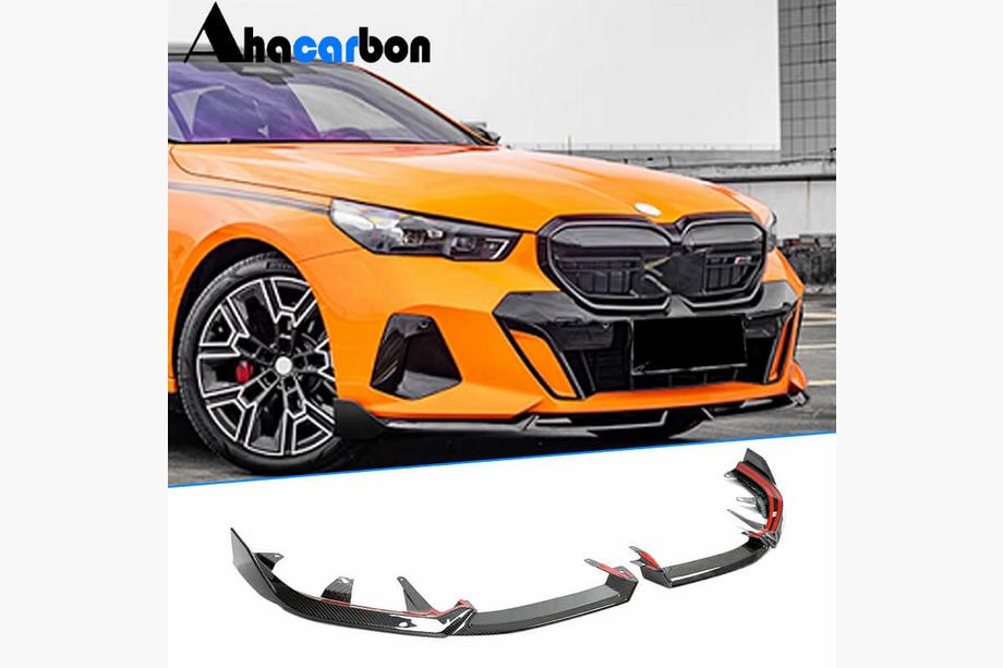 BMW řada 5/i5 G60/G60E/G61 2023– Přední lip spoiler na nárazník (pro M-Sport, karbon) Image