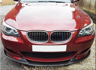 BMW řada 5 E60/E61 2003–2010 Přední lip spoiler na nárazník (pro M5, karbon) fotografie 3