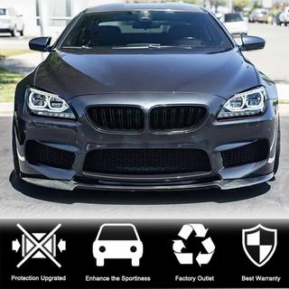 Karbonový lip spoiler na přední nárazník Lip V1 (pro M6) BMW řady 6 F12/F13/F06 2011–2018 fotografie 3