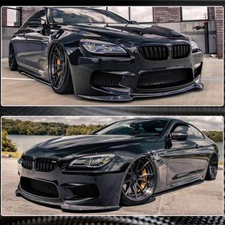 Karbonový lip spoiler na přední nárazník Lip V1 (pro M6) BMW řady 6 F12/F13/F06 2011–2018 fotografie 4