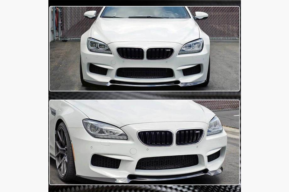 BMW řady 6 F12/F13/F06 2011–2018 Přední lip spoiler na nárazník Lip V2 (pro M6, karbon) Fotografie 6