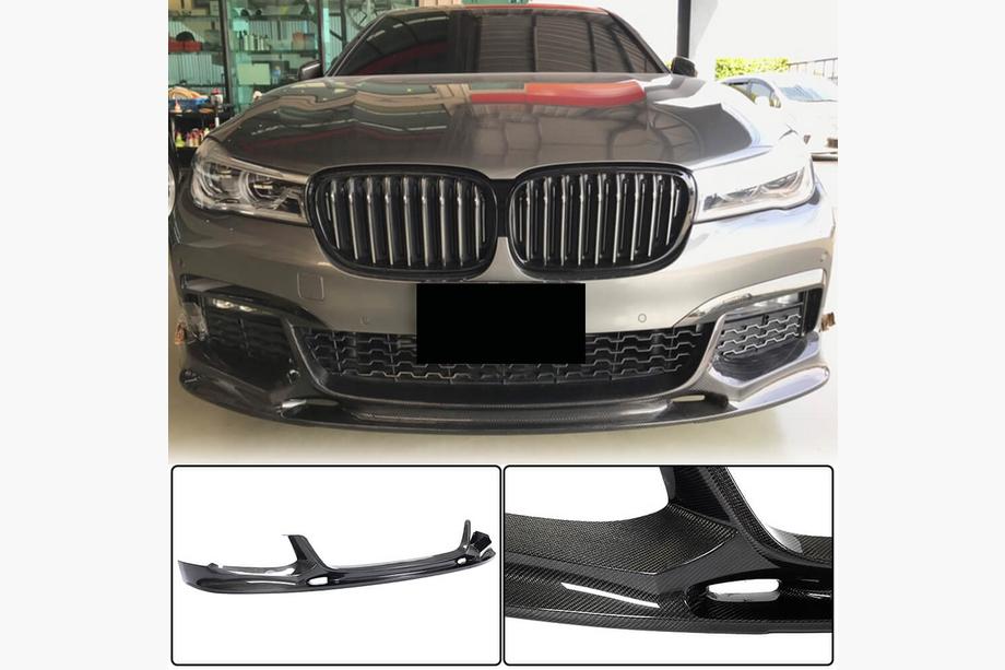 BMW řada 7 G11/G12 2015–2022 Nástavec předního nárazníku Lip V1 (pro M-Sport 2016-2019, karbon) Image