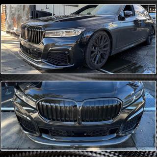 Přední lip spoiler Lip V1 (pro M-Sport 2019-2022, karbon) BMW řada 7 G11/G12 2015–2022 fotografie 4