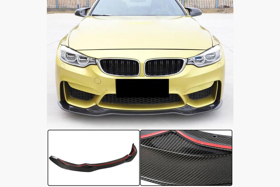 BMW řada 3 F30/F31 2012–2019 Lip spoiler na přední nárazník V9 (pro F80, karbon) Image