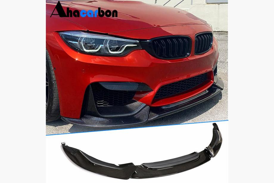 BMW řada 4 F32/F33/F36 2012–2020 Přední lip spoiler Lip V10 (pro F82/F83, karbon) Fotografie 1