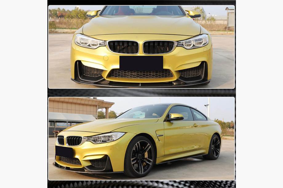 BMW řada 4 F32/F33/F36 2012–2020 Přední lip spoiler na nárazník FRP V15 (pro F82/F83) Fotografie 3