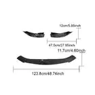 BMW řada 3 G20/G21 2018– Přední lip spoiler na nárazník Lip V1 (pro G80, karbon) fotografie 13
