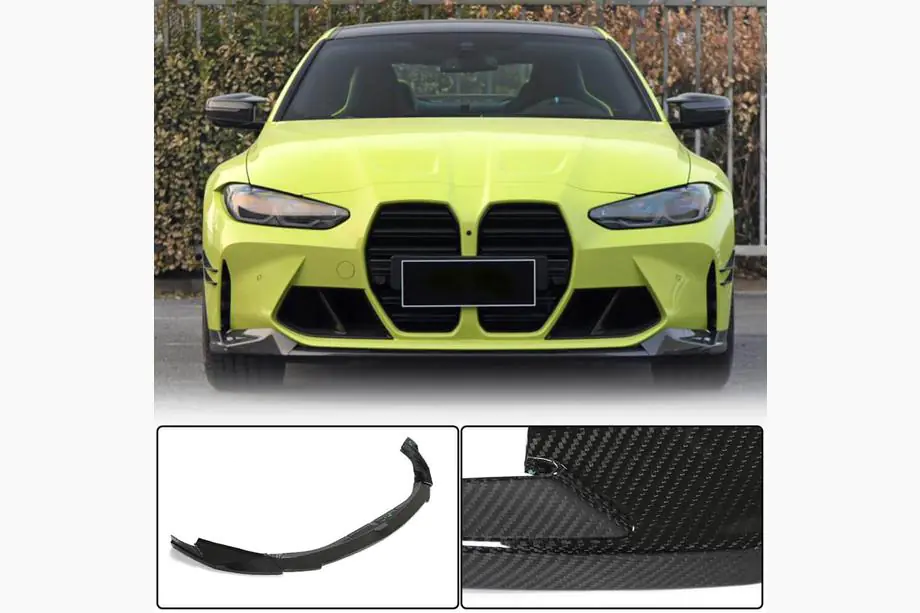 BMW řada 3 G20/G21 2018– Přední lip spoiler na nárazník Lip V10 (pro G80, karbon) Image