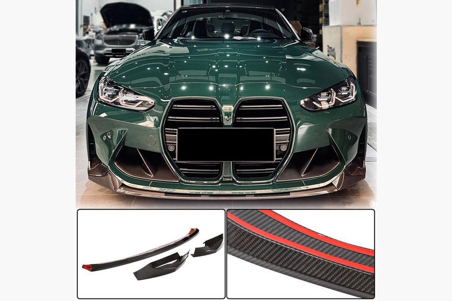 BMW řada 4 G22/23/26 2020– Přední lip spoiler na nárazník Lip V3 (pro G82/G83, karbon) Image