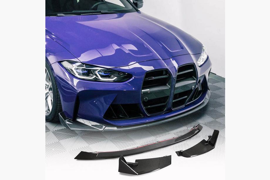 BMW řada 4 G22/23/26 2020– Přední lip nástavec V6 (pro G82/G83, karbon) Image