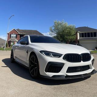 Přední lip spoiler nárazníku (pro F91/F92/F93 M8, karbon) BMW řada 8 G14/G15/G16 2018– fotografie 3