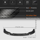 BMW X3 F25 2011–2018 Lip spoiler předního nárazníku (pro M-Sport 2014-2018, karbon) fotografie 5