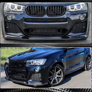 Lip spoiler předního nárazníku (pro M-Sport 2014-2018, karbon) BMW X3 F25 2011–2018 fotografie 3