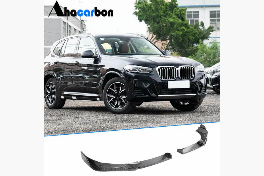 BMW X3 G01 2018– Lip spoiler na přední nárazník (pro M-Sport 2022-2024, karbon) Image