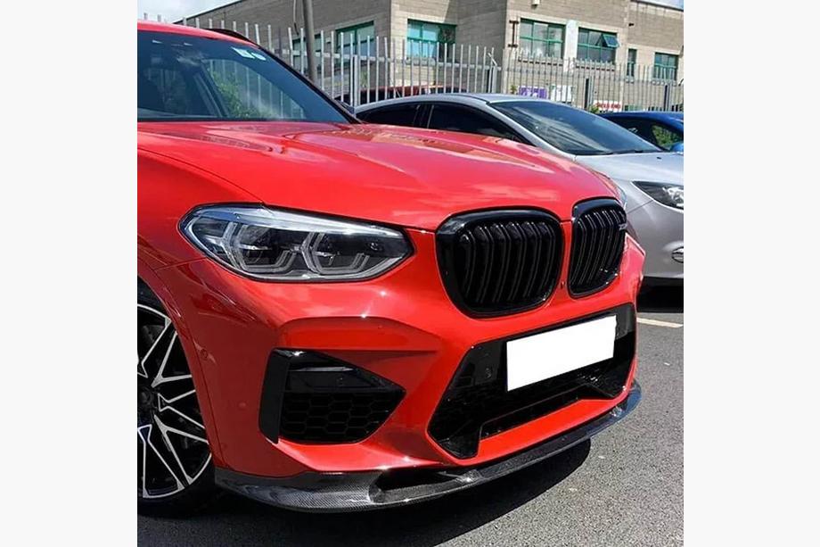 BMW X3 G01 2018– Přední lip spoiler na nárazník Lip V2 (pro F97 2018-2021, karbon) Fotografie 4