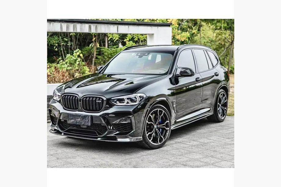 BMW X3 G01 2018– Přední lip spoiler na nárazník Lip V2 (pro F97 2018-2021, karbon) Fotografie 5