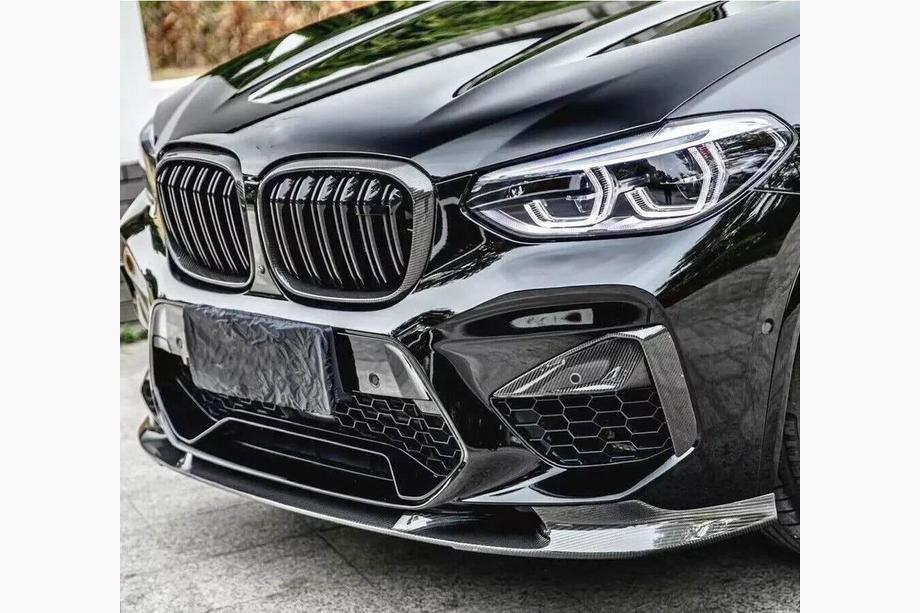 BMW X3 G01 2018– Přední lip spoiler na nárazník Lip V2 (pro F97 2018-2021, karbon) Fotografie 6