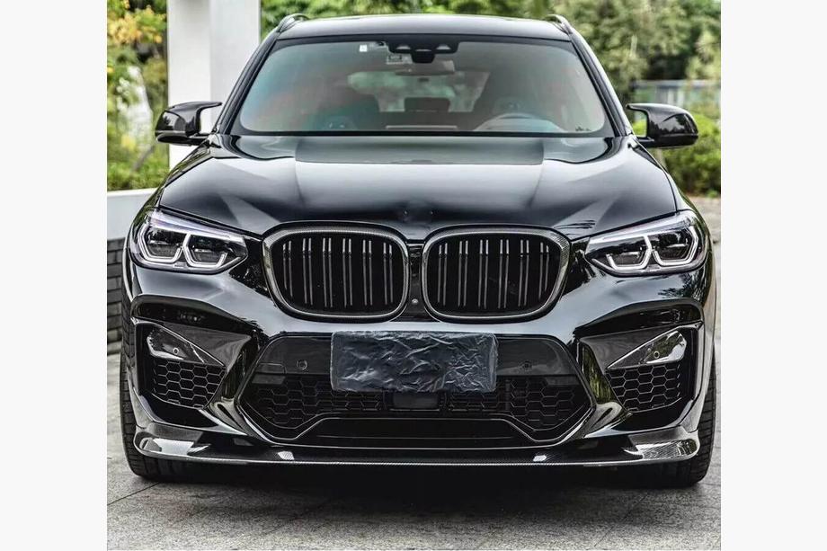 BMW X3 G01 2018– Přední lip spoiler na nárazník Lip V2 (pro F97 2018-2021, karbon) Fotografie 7