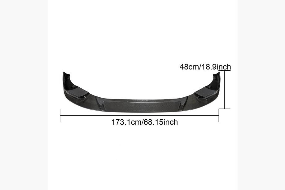 BMW X3 G01 2018– Přední lip spoiler na nárazník Lip V2 (pro F97 2018-2021, karbon) Fotografie 11