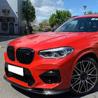 BMW X4 G02 2018– Přední lip spoiler Lip V2 na nárazník (pro F98 2018-2021, karbon) fotografie 3