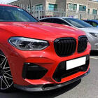 BMW X4 G02 2018– Přední lip spoiler Lip V2 na nárazník (pro F98 2018-2021, karbon) fotografie 4