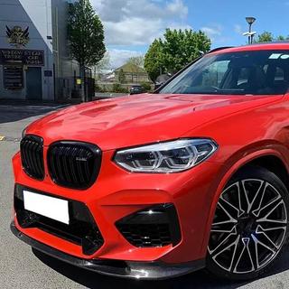 Přední lip spoiler Lip V2 na nárazník (pro F98 2018-2021, karbon) fotografie 3