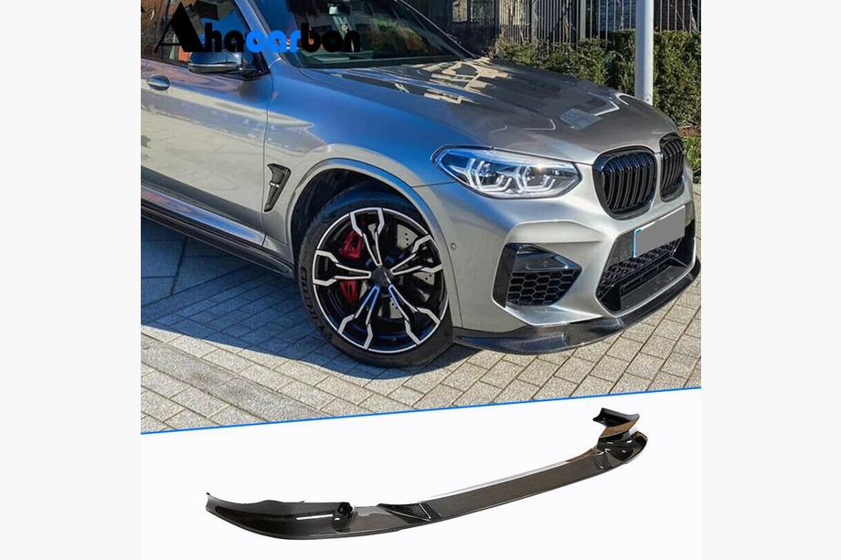 BMW X4 G02 2018– Přední lip spoiler Lip V2 na nárazník (pro F98 2018-2021, karbon) Image