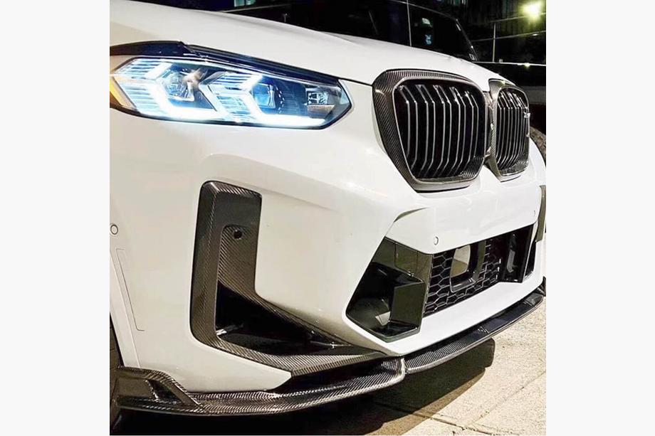 BMW X4 G02 2018– Lip spoiler předního nárazníku (pro F98 2022-2025, karbon) Image