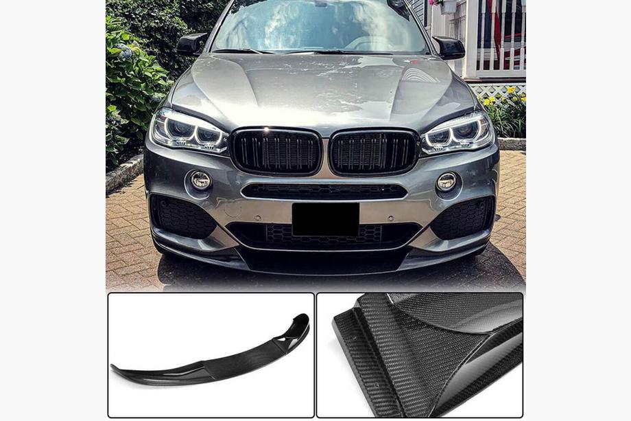 BMW X5 F15 2013–2018 Přední lip spoiler na nárazník (pro M-Sport, karbon) Image