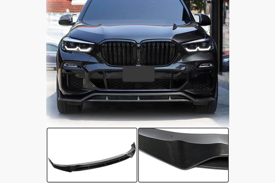 BMW X5 G05 2019–2026 Karbonový lip spoiler předního nárazníku V2 (2019-2022 M-Sport) Image