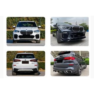 Přední lip spoiler Paradigm V-3 (2018-2022, lesklá černá) BMW X5 G05 2019–2026 fotografie 4
