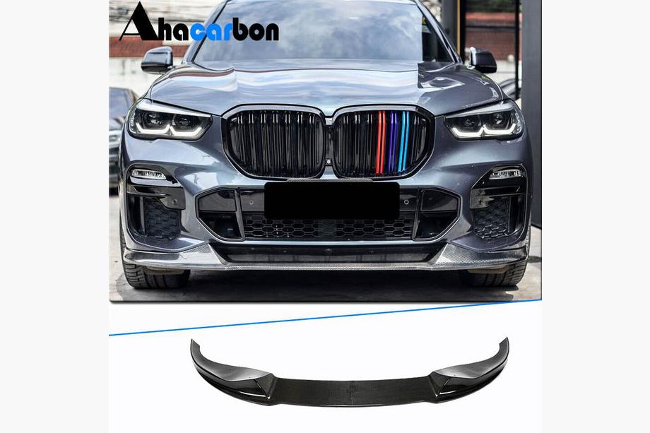 BMW X5 G05 2019–2026 Přední lip spoiler Paradigm V-4 (2018-2022, pravý karbon) Image