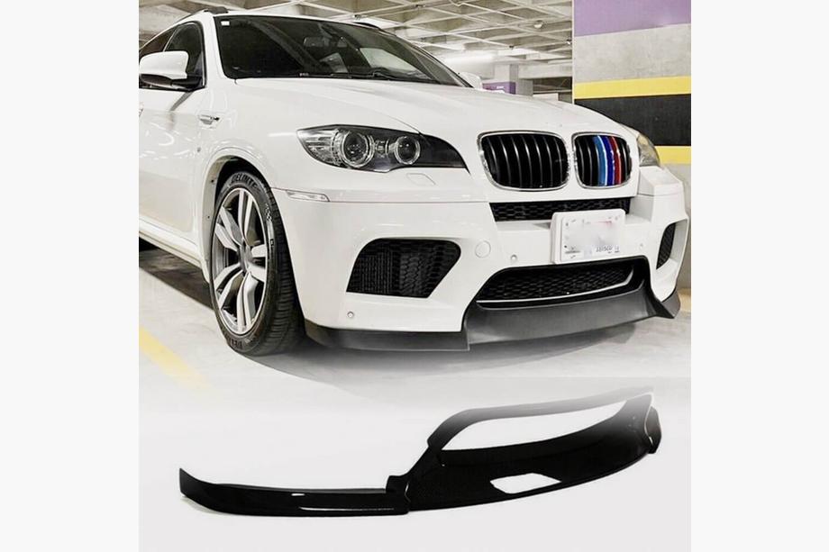 BMW X6 E71 2008–2014 FRP lip spoiler předního nárazníku (pro X6M 2010-2014) Image