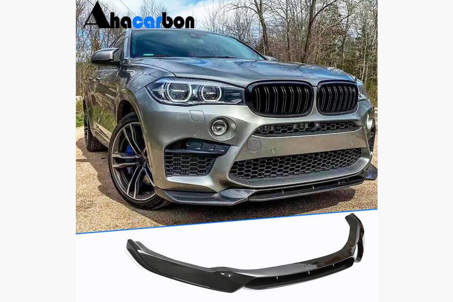 BMW X5 F15 2013–2018 Nástavec lip spoileru předního nárazníku Lip V1 (pro F85, karbon) Image
