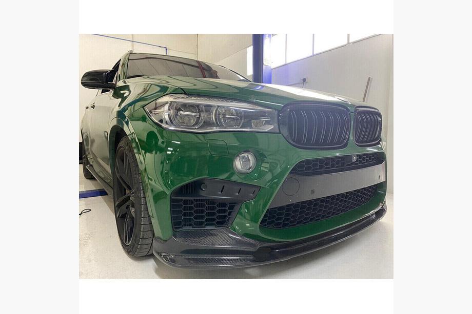 BMW X5 F15 2013–2018 Přední lip spoiler nárazníku Lip V2 (pro F85, karbon) Fotografie 5