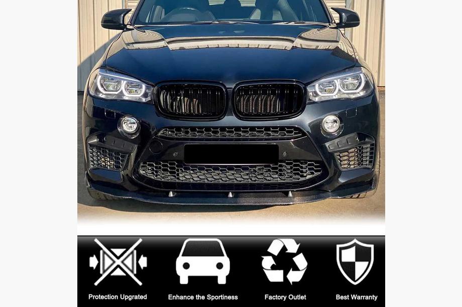 BMW X5 F15 2013–2018 Přední lip spoiler na nárazník Lip V3 (pro F85, karbon) Fotografie 3