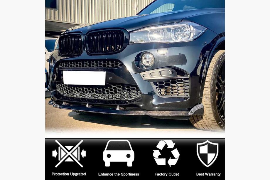 BMW X5 F15 2013–2018 Přední lip spoiler na nárazník Lip V3 (pro F85, karbon) Fotografie 4