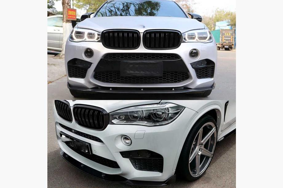 BMW X5 F15 2013–2018 Přední lip spoiler na nárazník Lip V3 (pro F85, karbon) Fotografie 5