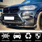 BMW X6 F16 2014–2019 Lip spoiler předního nárazníku Lip V3 (pro F86, karbon) fotografie 4