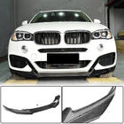 BMW X6 F16 2014–2019 Přední lip spoiler na nárazník (pro M-Sport, karbon) fotografie 1