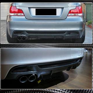 Difuzor zadního nárazníku V1 (pro E82/E88 M-Sport, karbon) BMW řada 1 E81/E82/E87/E88 2004–2011 fotografie 4