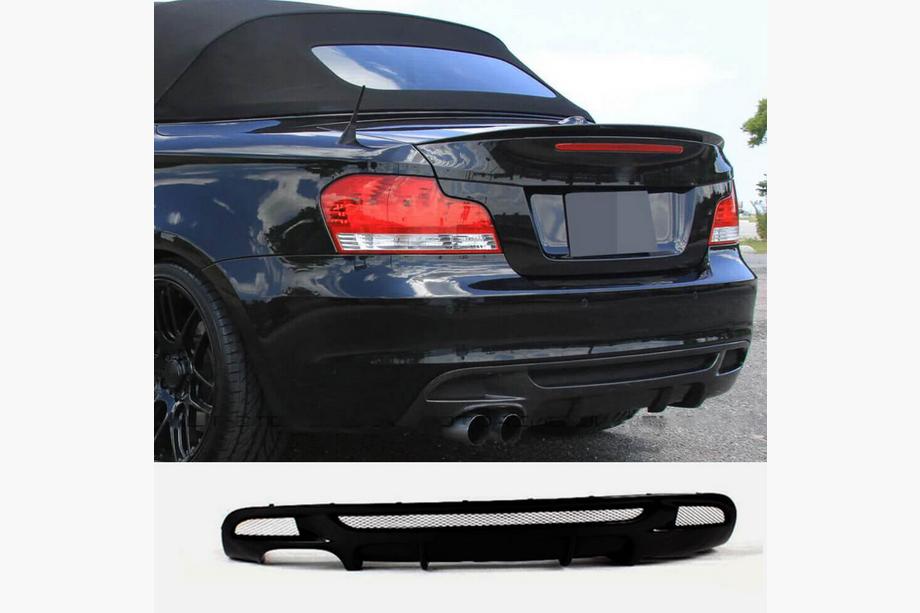 BMW řada 1 E81/E82/E87/E88 2004–2011 Difuzor zadního nárazníku FRP V3 (pro E82/E88 M Sport) Image