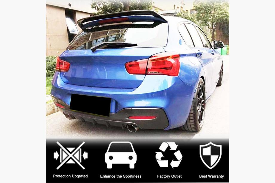 BMW řada 1 F20/F21 2011–2019 Difuzor zadního nárazníku (pro M-Sport 2015-2019, karbon) Fotografie 2