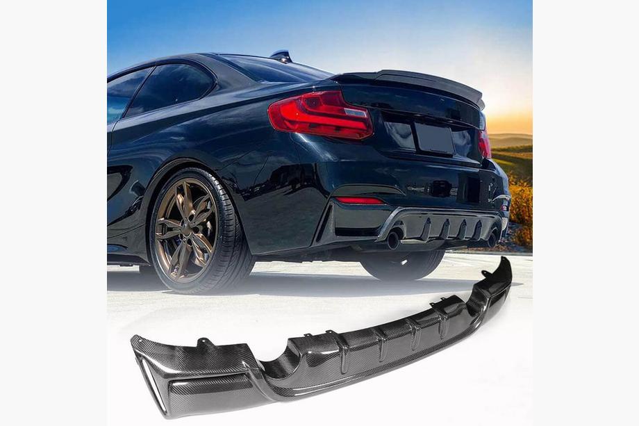 BMW řady 2 F22/F23 2014–2021 Difuzor zadního nárazníku V4 (pro F22/F23 M-Sport, karbon) Image