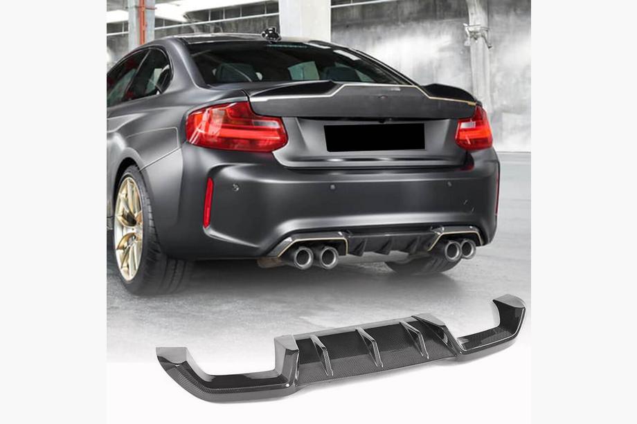 BMW řady 2 F22/F23 2014–2021 Difuzor zadního nárazníku V5 (pro F87 M2/M2C, karbon) Image