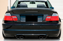 BMW řada 3 E46 1998–2006 Difuzor zadního nárazníku V2 (pro M3, karbon) fotografie 1