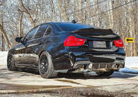 BMW řady 3 E90/E91 2005–2011 Difuzor zadního nárazníku V1 (pro E90 M-Sport, karbon) fotografie 2