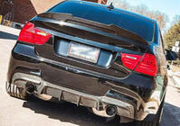 BMW řady 3 E90/E91 2005–2011 Difuzor zadního nárazníku (pro E90 M-Sport, karbon) fotografie 7